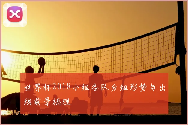世界杯2018小组各队分组形势与出线前景梳理